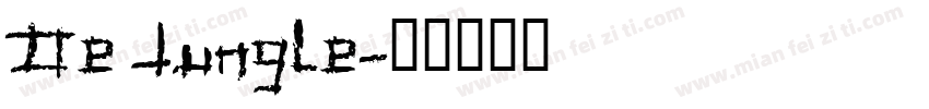 De Jungle字体转换